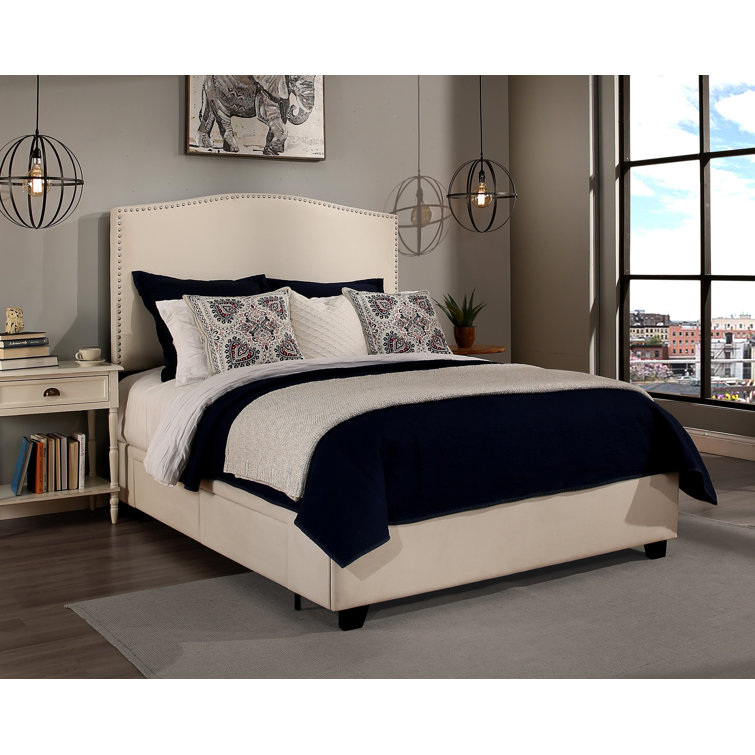 Winston Porter Romeville Upholstered Low Profile Storage Platform Bed